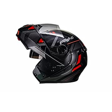 peels Capacete Moto Urban Dynamic Robocop Vermelho Óculos Solar Tamanho 58, C160147309558