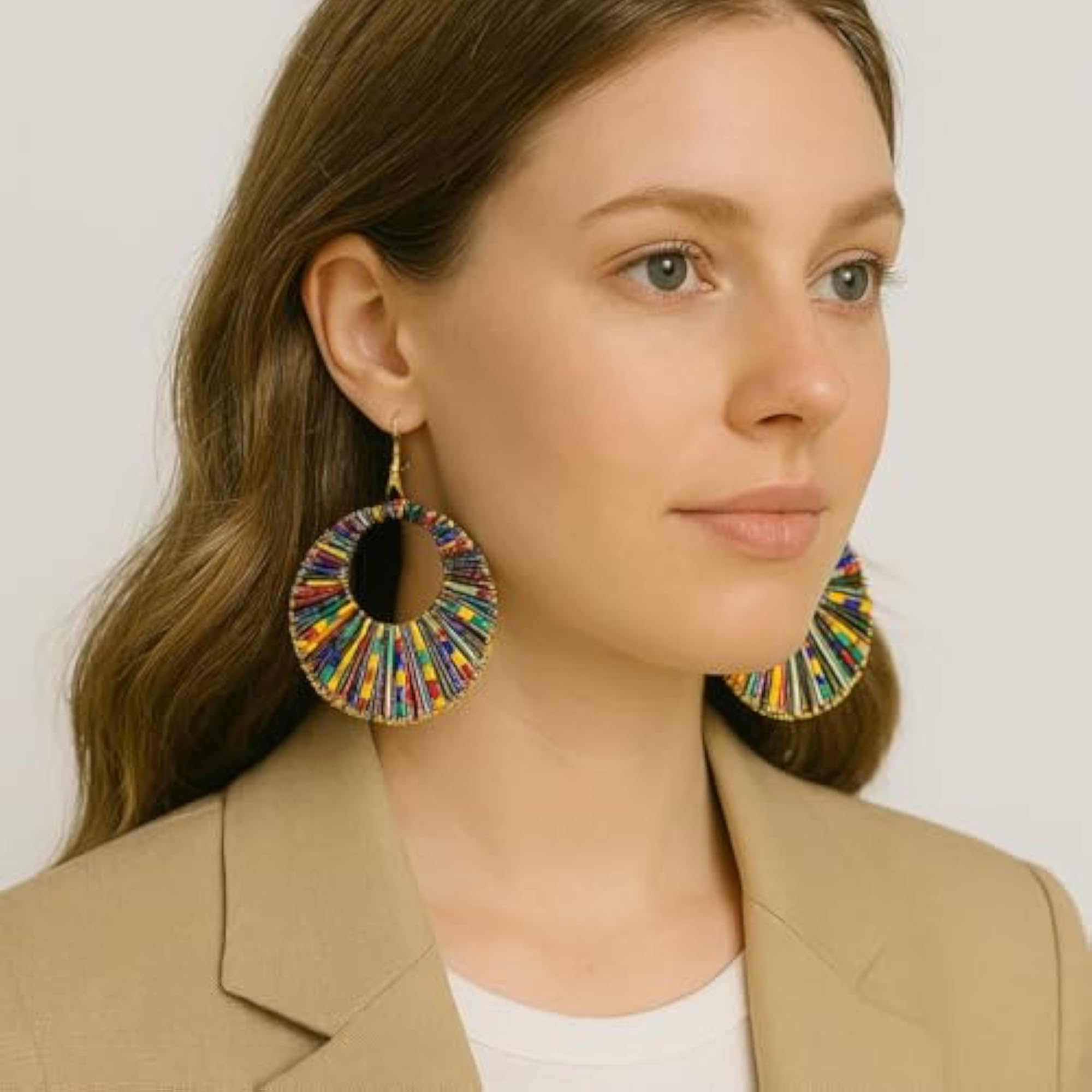 Stylish Boho Chic Multi-color Jhumki Earrings for Women & Girls