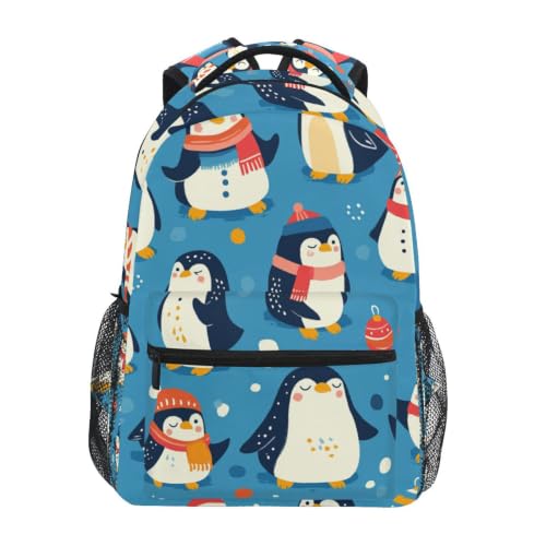 Sac à dos étudiant pingouins bleus pour aborder la rentrée avec le sourire