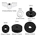 18Pcs Yootones Cymbal Stand Felts Clutch Felts Hi-Hat Cup Felts Cymbal Wing Nuts Cymbal Sleeves & Metal Gaskets Replacement Compatible with Drumset Kit Accessories
