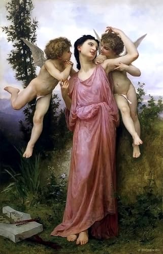 Cuadro Testa di bambina Bouguereau para cubrir paredes vacías con arte clásico