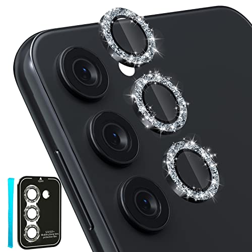 Caméra arrière protecteur Samsung Galaxy S24 verre trempé noir pailleté anti-rayure