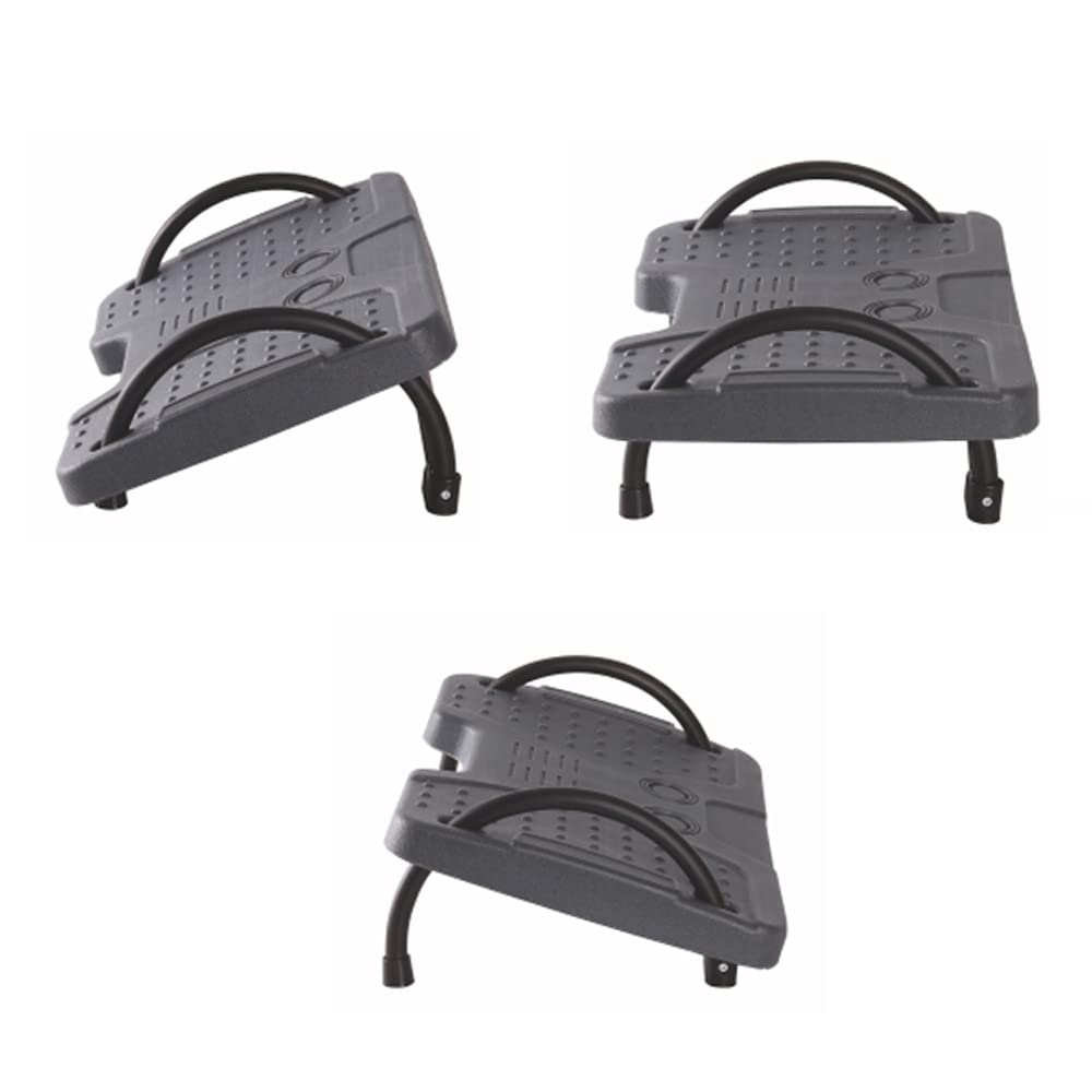 ER-412 Ergonomische Fußstütze Schreibtisch Fußauflage Fußbank für Büro und Zuhause +20/-20° Einstellbarer Neigungswinkel 424x305mm