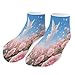 VstaDank Angel And Roses Ankle Socks 5 Pairs Fashion Invisible Low Cut Sock for Adult Casual Short Sock Soft Cozy No Show Socks