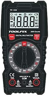 TOOLFIX TF-133 Işıklı Dijital Multimetre Ölçü Alet