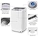Giantex Full-Automatic Washing Machine Portable Compact 1.34 Cu.ft Laundry Washer Spin with Drain Pump, 10 programs 8 Water Level Selections with LED Display 12 Lbs Capacity