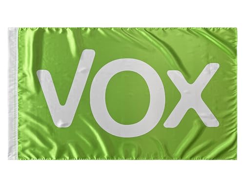 Durabol Bandera de Vox Verde 150 x 90 cm Satén