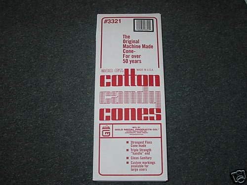 Cotton Candy Cones Case (300) Gold Medal