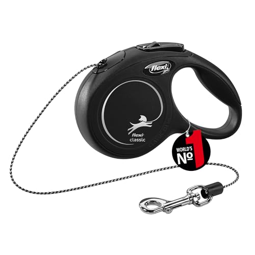 flexi New Classic XS Seil 3 m schwarz für Hunde bis 8 kg