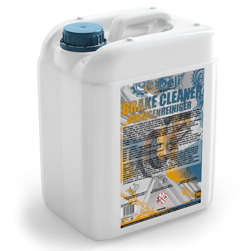 GiDeli Bremsenreiniger 20L Kanister - für Auto, Motorrad & Fahrrad - entfernt Öl, Fett, Bremsstaub, Klebereste - Werkstatt-Entfetter, schnell trocknend, rückstandsfrei