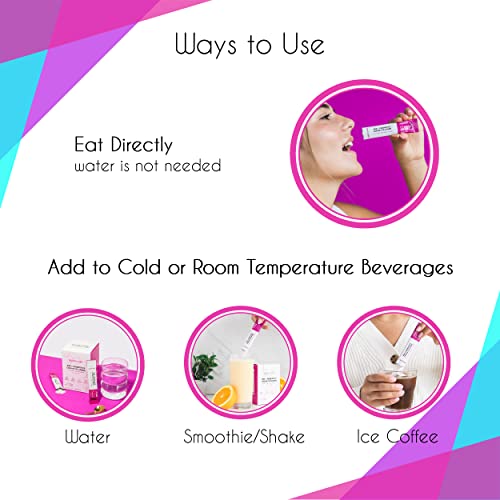 Image of UpNourish Probiotics, Caviar Collagen with Prebiotics for Women's Digestive, Skin Radiance, and Feminine Health with Cranberry Extract & D-Mannose, 30 Fast-melt Packets