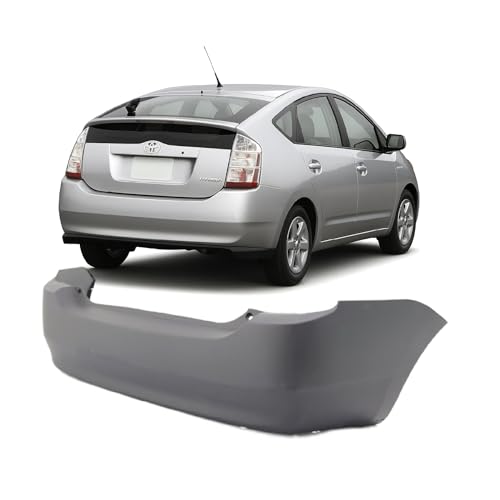 Image of FitParts Compatible with Toyota Prius 2004-2009 Rear Bumper Cover | Primed, Hatchback, Touring Hatchback, Ready to Paint, OEM 5215947903, TO1100239