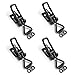 Handtuchhalter,Edelstahl  günstig Kaufen-4 Stück Einstellbare Toggle Clamps, Metall Hebel Verschluss, Spannverschluss Edelstahl, Spannverschluss Kistenverschluss, Spannverschluss, Metall Kistenverschluss, geeignet für Schränke (Schwarz)