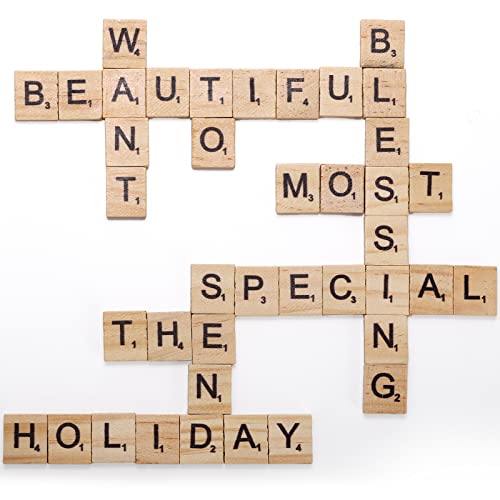 Coloch 1000PCS Letras de Madera A-Z para Manualidades miniatura 5
