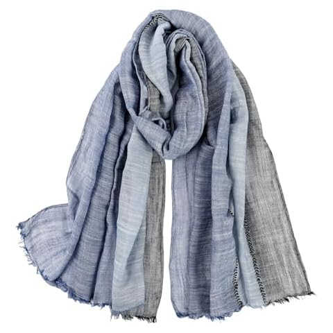 GoGou Men's Soft Cotton Linen Scarf Cover