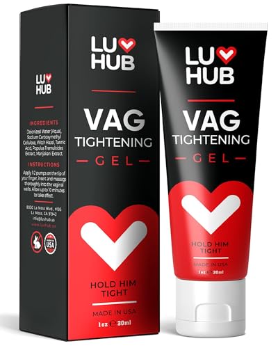 Luv Hub Vaginal Tightening Gel - Tighten your Vagina - Natural Firming Cream for Intimate Wellness - Compatible with Sensitive Skin, Hormonal Shifts, Postpartum Recovery - 1oz