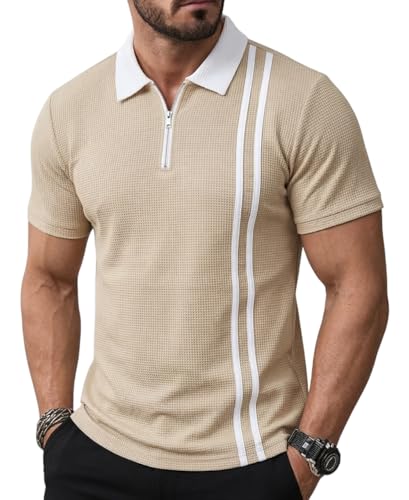 Image of JVX Men Polo T Shirt || Waffle Polo T Shirt for Men || Regular Fit Knitted Tshirt for Man || Coller T-Shirt (Available in Plus Size, Also Available in Combo Packs) (MRT-224)