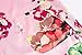 DandyChic Women's Long Floral Satin Robes Imitation Silk Sleepwear Bridal Dressing Gown for Bridesmaid Nightgown, pagoda-pink flower-XL