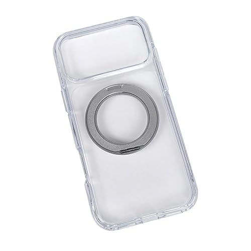 LUNBER-ARMOR�EFor iPhone 18 Pro �݊��i�P�[�X �N���A �J�o�[ ���� TPU �Ռ��z�� �p �ی� For �A�C�t�H��18�v��(�z���C�g)