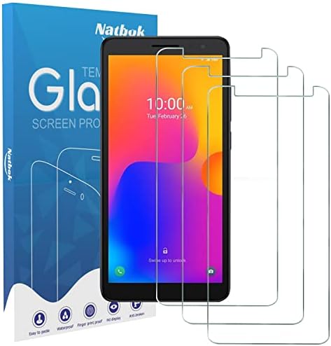 Natbok [3 Pack Compatible with Honor Magic 4 Lite Screen Protector Tempered Glass, Anti-Scratch HD 9H Hardness Protective Film for Honor Magic 4 Lite No bubble,Easy Install