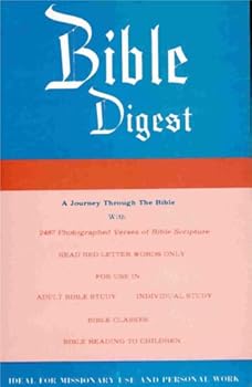 Bible digest: A journey through the Bible with 2487 photographed verses of Bible Scripture