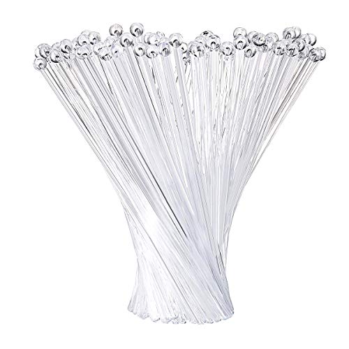 Swizzle Sticks Plastic Round Top Stir Stirrers Reusable Or Disposable For Coffee Beverage Cocktail Tea 7.4 Inch #TOP7