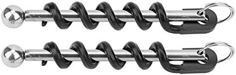 2 abridores portátiles de acero inoxidable para botellas de cerveza de vino con llavero sacacorchos multifuncionales para cocinas del hogar,