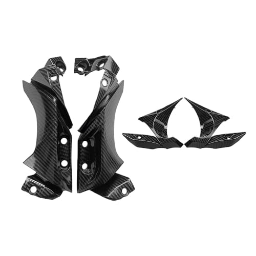 Carénages latéraux en plastique motif carbone pour YZF R1 04-06