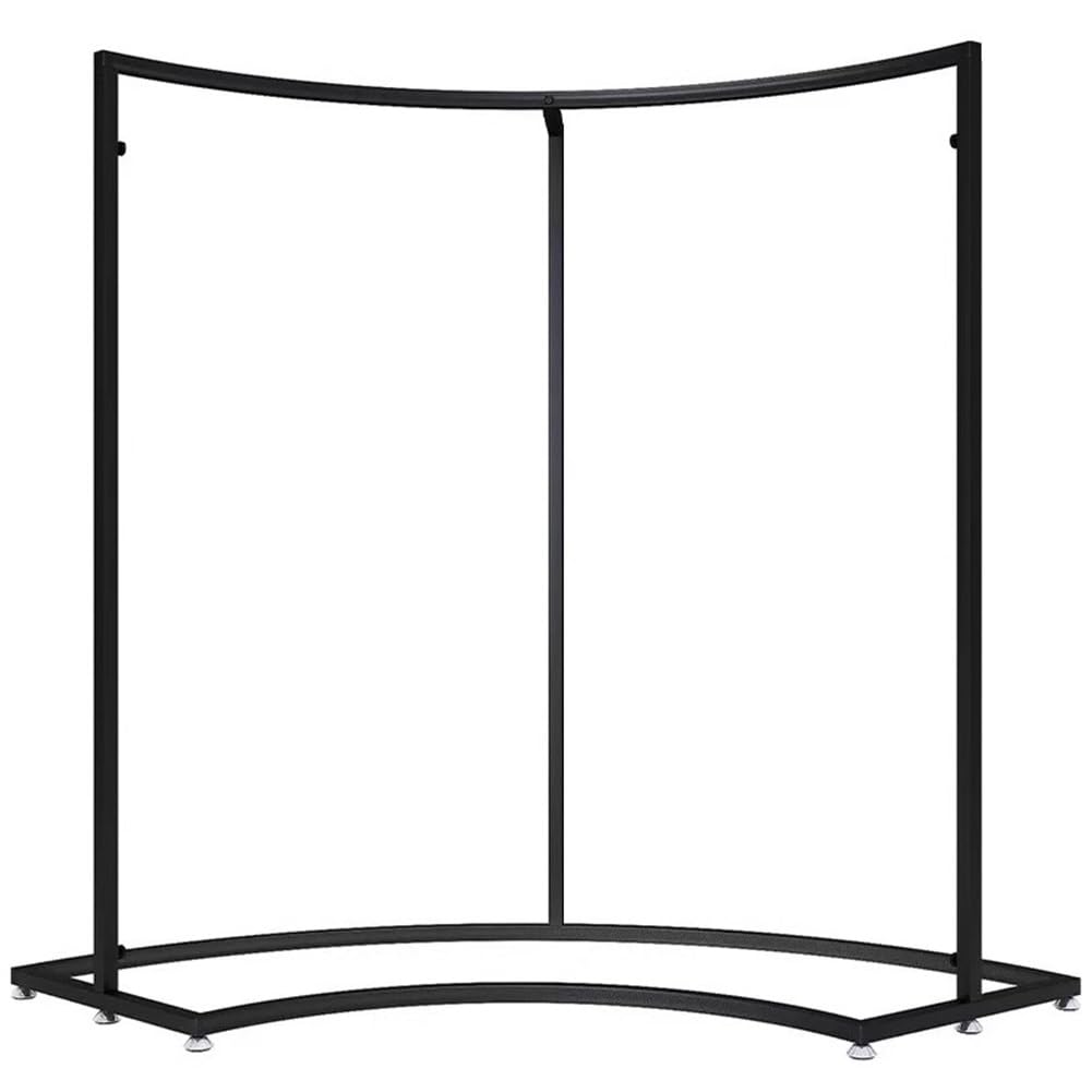Perchero de ropa semicircular para solucionar la falta de espacio