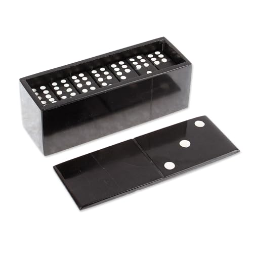 Set de Dominó Artesanal de Mármol Novica miniatura 6