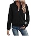 OPHPY Black Bomber Jacket Women, 2025 Bomber Jacket Women Textured Lightweight Zip Up Jackets Casual Stand Collar Full Zipper Coat Fall Fashion Outerwear Tops Black L