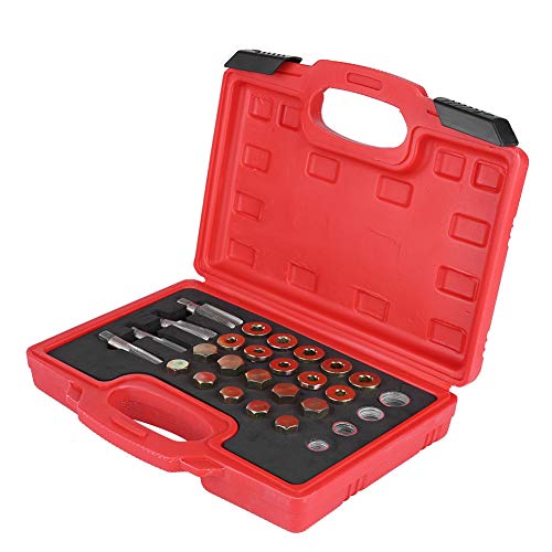 Preisvergleich Produktbild Gorgeri Gewindereparatur Werkzeugsatz, Ölwannenablassschraube Gewindereparatur Werkzeugsatz Satz Ablassschraube M13 M15 M17 M20