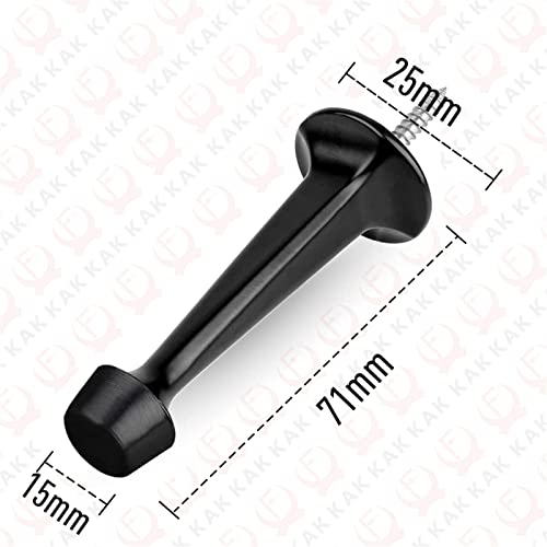 Tope de puerta de goma y protector de pared resistente para herrajes del hogar 3