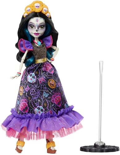 Monster High HNF96 Doll, Skelita Calaveras Dia De Muertos Collectible thumb #4