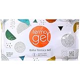 Termogel, Bolsa térmica em gel para compressa quente ou gelada, Soft Clean, Não congela, Branca