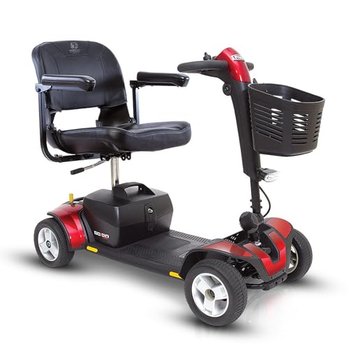 GO GO Sport Mobility Scooter for Adults & Seniors MOBILITY YOURS Bundle, Pride Mobility USA Manufactured, 18 ah Battery, 325 Weight Capacity-S74