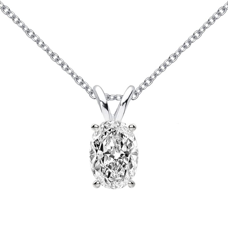 Pendentif moissanite véritable argent 925 cadeau idéal femme