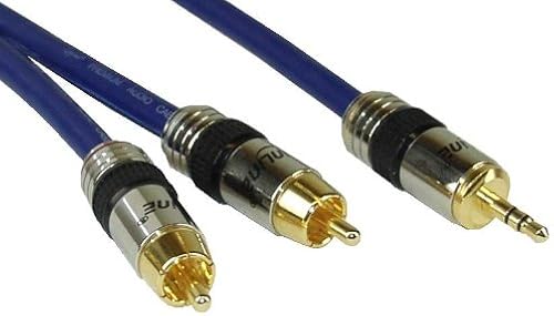 InLine Cinch Klinke Kabel  Cinch Stecker 3 5mm Klinke Stecker  25m