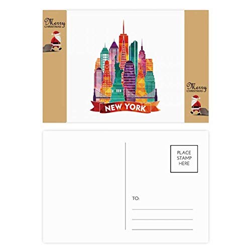 Cartes postales de remerciement lot de 20 motif château de l'Amérique pour correspondance et cadeaux