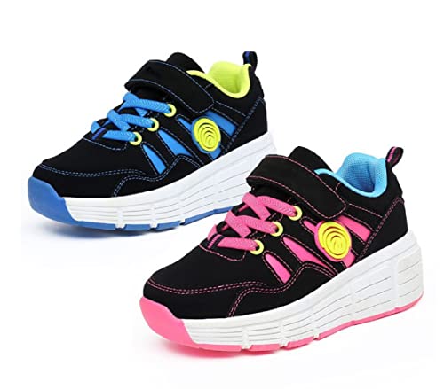 Roller Skate Shoes with Single Wheel Light up Roller Shoes Gift for Girls Boys Children