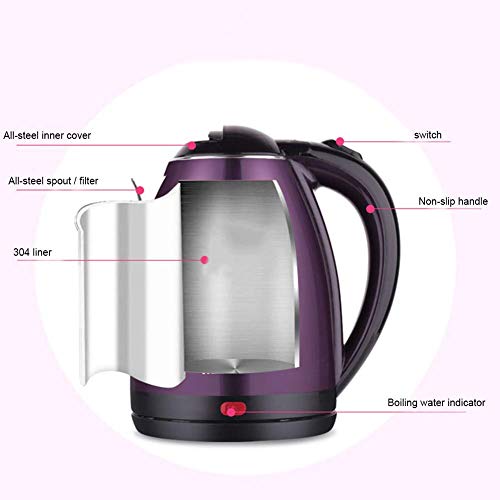 Bouilloire à eau chaude compacte en inox avec température réglable - 6