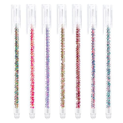 ZELARO 7 Pieces Paper Pen Cutter, Creative Pearl Craft Cutting Tool Precision Paper Carving Cutting Hobby Knife Tools with Pocket Clip for DIY Drawing Scrapbooking, 7 Colors