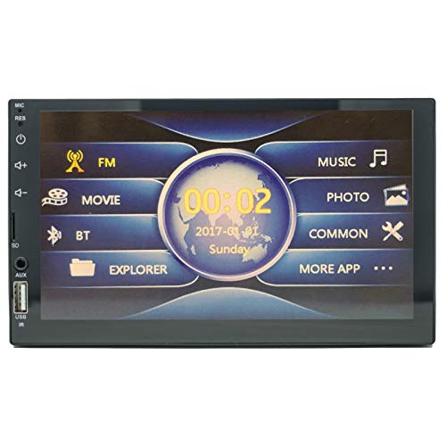 Soundxtreme St-X6500Bt Mp5 7" Touch Screen Double Din Car Stereo Radio Work Support Usb And Sd Card Slot And Usb 2.0 Port With Bluetooth + Backup Hd Camera Included #TOP1