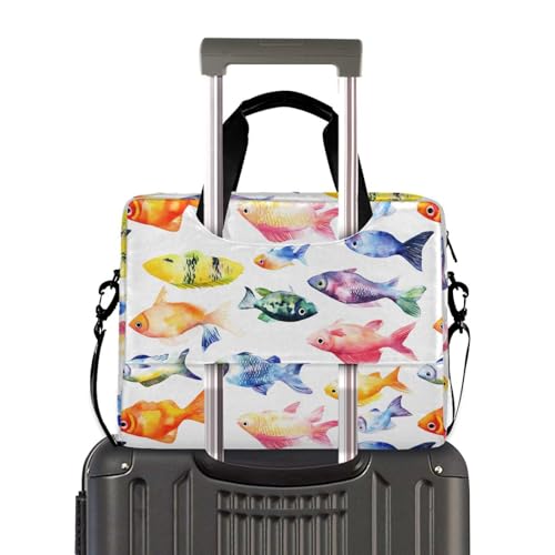 Bolsa de hombro para laptop acuarelas, maletín 13-16 pulg miniatura 2