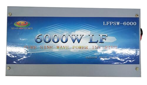 RuiCheng 6000 Watt Low Frequency Split Phase Pure Sine Wave Power Inverter 12 V Dc Input / 110 V,220 V Ac Output 60 Hz Frequency