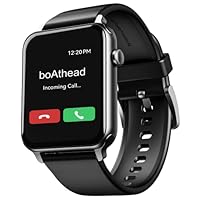 boAt Wave Call Smart Watch, Smart Talk with Advanced Dedicated Bluetooth Calling Chip, 1.69 HD Display with 550 NITS & 70% Color Gamut, 150+ Watch Faces, Multi-Sport Modes,HR,SpO2, IP68(Active Black)