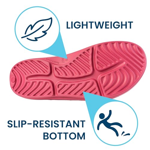 HUHV Recovery Comfort Sandals- Orthopedic Flip-Flop and Slide Sandals with Arch Support and Extra Cushion EVA Footbed for Men and Women4