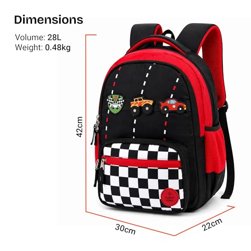 Image of Nasher Miles Polyester Backpack | Ideal for Preschool, Kindergarten, College, School, Office& Travel | Toddler, Girls, Boys, Men, Women