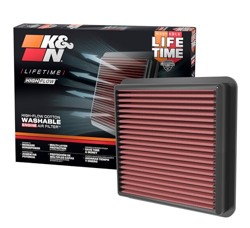 Filtre à air du moteur de rechange K&N Filters 33-5118 pour système d'admission automobile