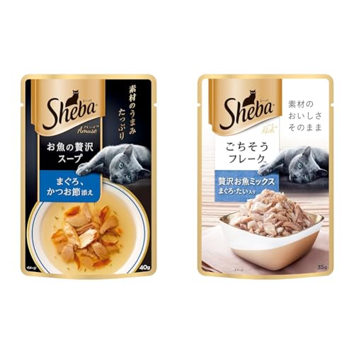 �y�Z�b�g�����z�V�[�o (Sheba) �L���b�g�t�[�h �A�~���[�Y �������ґ�X�[�v �܂���A�����ߓY�� 40g×12�� (�܂Ƃߔ���) + �V�[�o (Sheba) �L���b�g�t�[�h ���b�` ���������t���[�N �ґ򂨋��~�b�N�X �܂���E�������� 35g×12